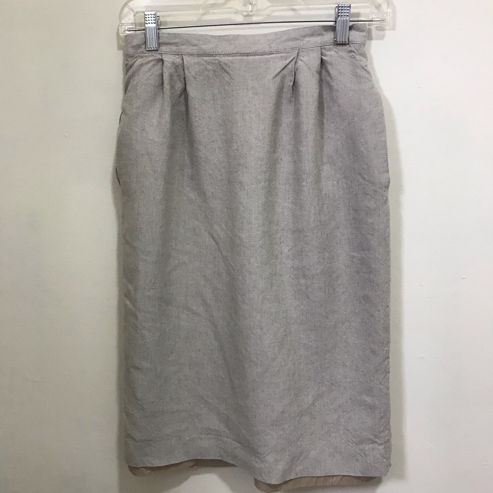 Light Gray Women's Pencil Skirt
